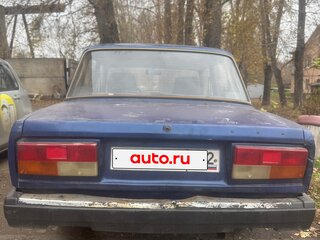 2007 Lada (ВАЗ) 2107, синий, 65000 рублей, вид 3