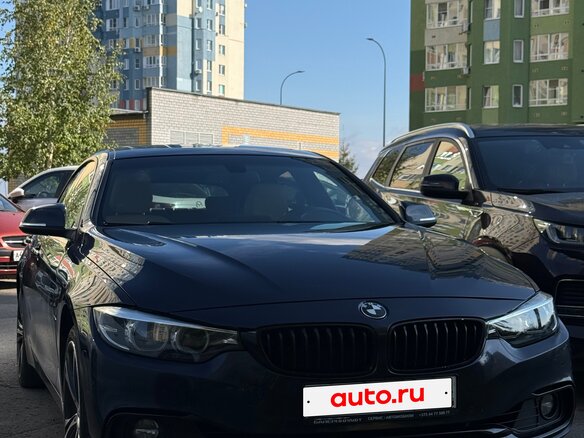 2017 BMW 4 серии Gran Coupe 430i xDrive F32/F33/F36 Рестайлинг, синий, 2500000 рублей - вид 2