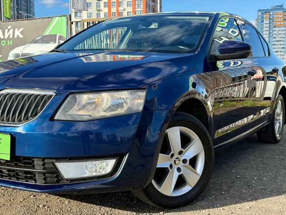 2015 Skoda Octavia III (A7), синий, 1299000 рублей - вид 8