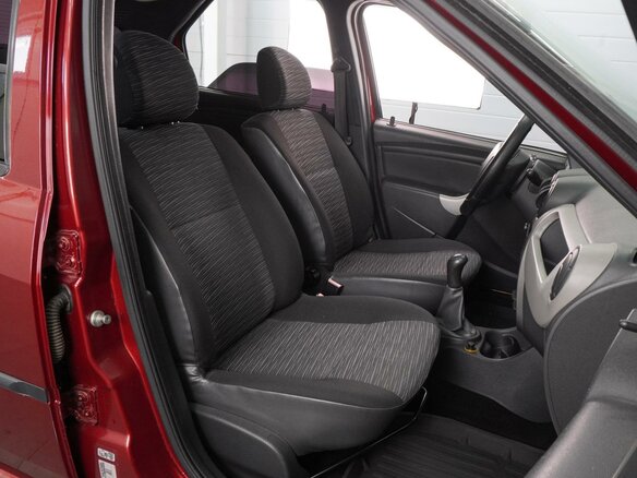 2010 Renault Logan I Рестайлинг, красный, 499000 рублей - вид 7