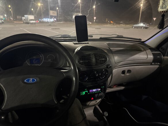 2007 Lada (ВАЗ) Kalina I, голубой, 130000 рублей - вид 4