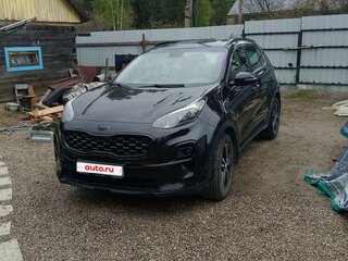 2021 Kia Sportage IV Рестайлинг, чёрный, 2050000 рублей, вид 1