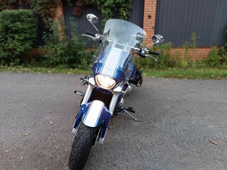 2012 Suzuki Boulevard M109R, синий, 1090000 рублей, вид 5