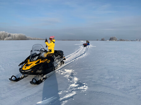 2013 BRP Ski-Doo Tundra 550, жёлтый, 990000 рублей, вид 5