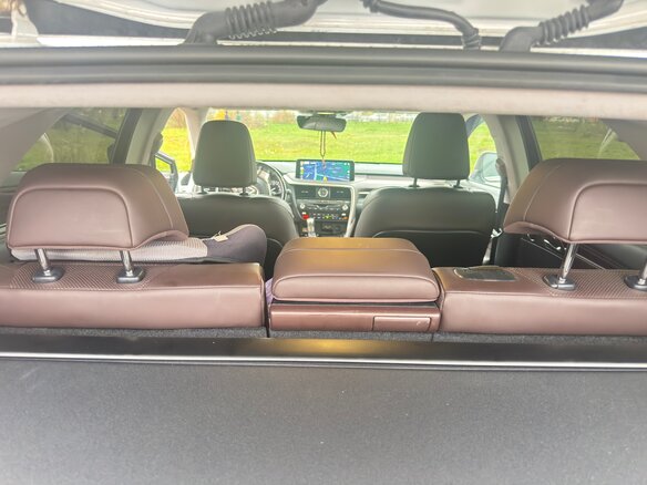 2021 Lexus RX 450h IV Рестайлинг, белый, 6850000 рублей - вид 9