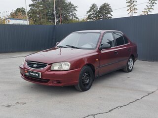 2007 Hyundai Accent ТагАЗ II, красный, 319000 рублей, вид 1