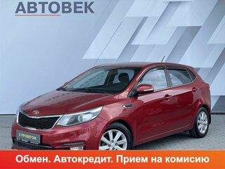 2016 Kia Rio III Рестайлинг, красный, 1140000 рублей, вид 1