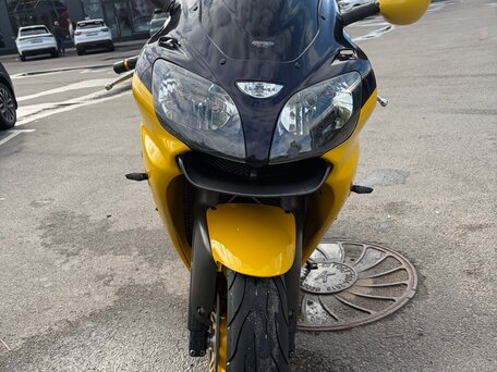 2001 Kawasaki ZX-6R Ninja, жёлтый, 350000 рублей, вид 2