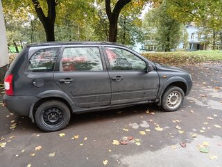 2009 Lada (ВАЗ) Kalina I, чёрный, 95000 рублей, вид 2