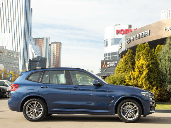 2019 BMW X3 30i xDrive III (G01), голубой, 3748000 рублей - вид 2