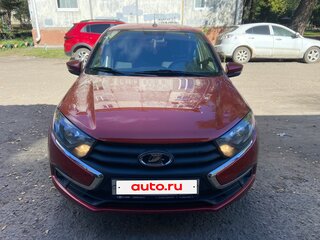 2020 Lada (ВАЗ) Granta I Рестайлинг, красный, 850000 рублей, вид 2
