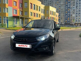 2019 Lada (ВАЗ) Granta I Рестайлинг, чёрный, 480000 рублей, вид 2