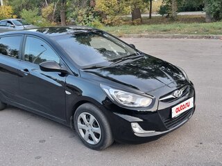 2011 Hyundai Solaris I, чёрный, 605000 рублей, вид 2
