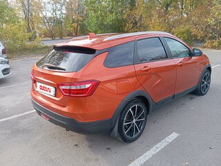 2019 Lada (ВАЗ) Vesta SW Cross I, оранжевый, 990000 рублей, вид 3