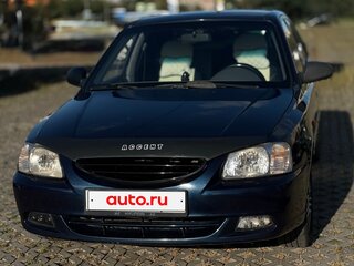 2007 Hyundai Accent ТагАЗ II, синий, 490000 рублей, вид 4