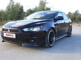 2007 Mitsubishi Lancer X, чёрный, 870000 рублей, вид 2