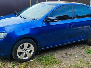 2017 Skoda Rapid I Рестайлинг, синий, 1350000 рублей, вид 1