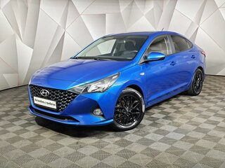 2021 Hyundai Solaris II Рестайлинг, синий, 1347000 рублей, вид 1