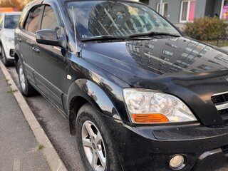 2009 Kia Sorento I Рестайлинг, чёрный, 1200000 рублей, вид 2