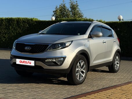 2014 Kia Sportage III Рестайлинг, серебристый, вид 1