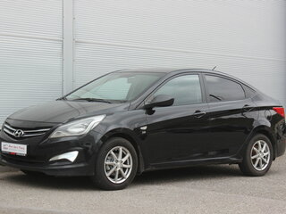 2014 Hyundai Solaris I Рестайлинг, чёрный, 807000 рублей, вид 5