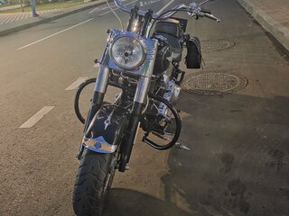 2017 Harley-Davidson Fat Boy, чёрный, 1130000 рублей, вид 2
