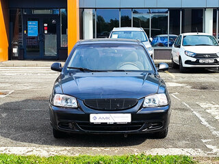 2008 Hyundai Accent ТагАЗ II, чёрный, 233885 рублей, вид 3