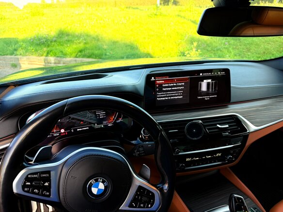 2021 BMW 5 серии 530d xDrive VII (G30/G31/G38) Рестайлинг, синий, 5100000 рублей - вид 8
