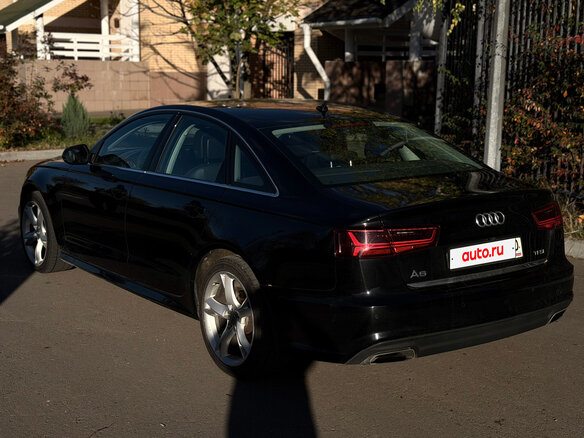 2017 Audi A6 IV (C7) Рестайлинг, чёрный - вид 11