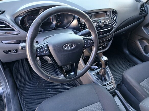 2021 Lada (ВАЗ) Vesta I, чёрный, 990000 рублей - вид 9