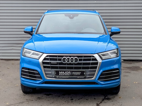 2019 Audi Q5 II (FY), синий - вид 1