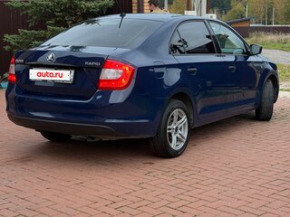 2015 Skoda Rapid I, синий, 650000 рублей, вид 5