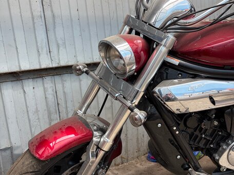 2013 Hyosung Aquila GV650, красный, 410000 рублей, вид 4