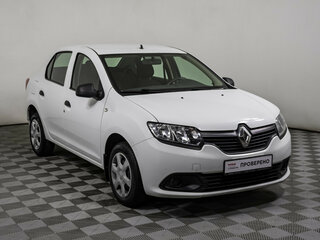 2017 Renault Logan II, белый, 708000 рублей, вид 3
