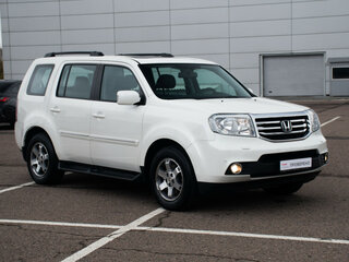 2013 Honda Pilot II Рестайлинг, белый, 2079000 рублей, вид 3