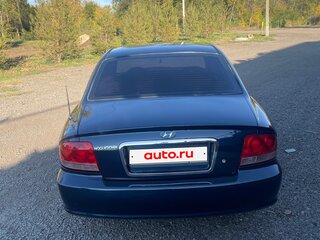 2006 Hyundai Sonata ТагАЗ IV (EF) Рестайлинг, синий, 550000 рублей, вид 4