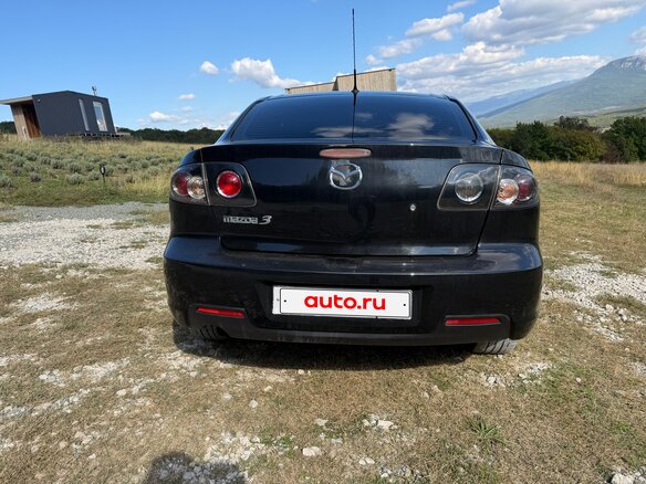 2008 Mazda 3 I (BK) Рестайлинг, чёрный - вид 6