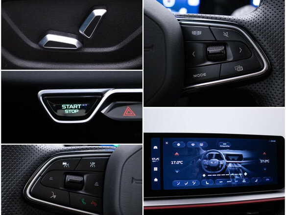 2024 Geely Coolray I Рестайлинг, голубой - вид 16