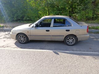 2005 Hyundai Accent ТагАЗ II, бежевый, 200000 рублей, вид 4
