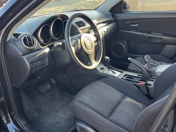 2007 Mazda 3 I (BK) Рестайлинг, чёрный, 550000 рублей - вид 10