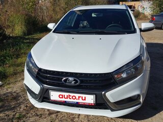 2020 Lada (ВАЗ) Vesta SW I, белый, 870000 рублей, вид 2
