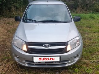2013 Lada (ВАЗ) Granta I, серебристый, 385000 рублей, вид 1