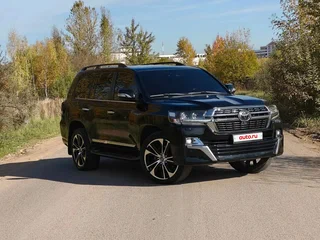 2020 Toyota Land Cruiser 200 Series Рестайлинг 2, чёрный, 7800000 рублей, вид 3