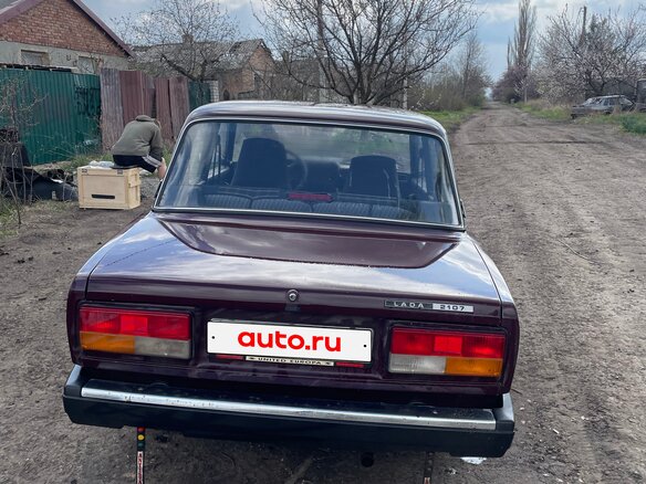 2006 Lada (ВАЗ) 2107, красный, 230000 рублей - вид 3