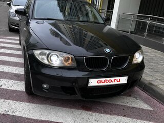 2007 BMW 1 серии 118i I (E81/E82/E87/E88) Рестайлинг, чёрный, 640000 рублей, вид 2