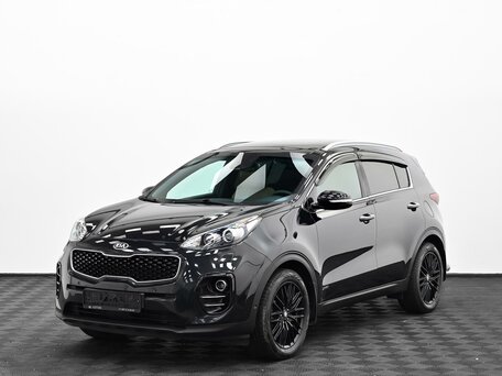 2018 Kia Sportage IV, чёрный, 1585000 рублей, вид 3