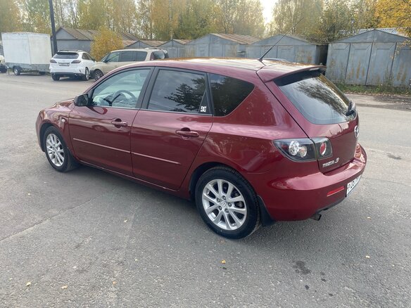 2008 Mazda 3 I (BK) Рестайлинг, красный, 435000 рублей - вид 6