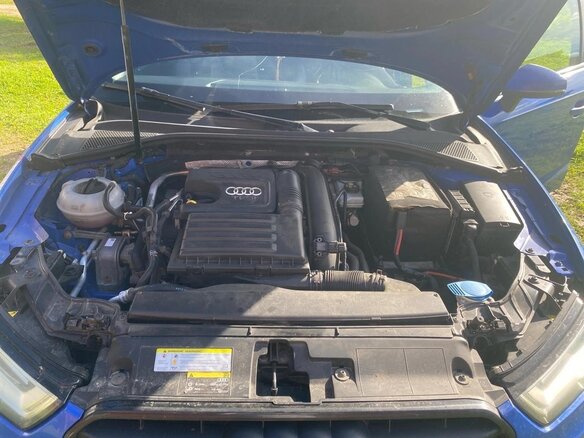 2014 Audi A3 III (8V), синий, 1430000 рублей - вид 9