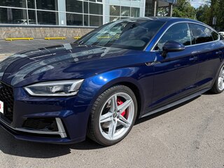 2018 Audi A5 II (F5), синий, 3600000 рублей, вид 1