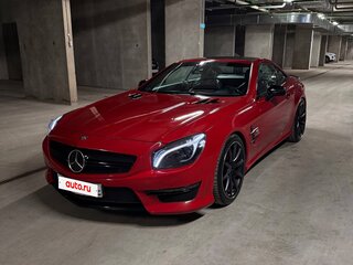 2012 Mercedes-Benz SL-Класс AMG 63 AMG III (R231), красный, 6200000 рублей, вид 2